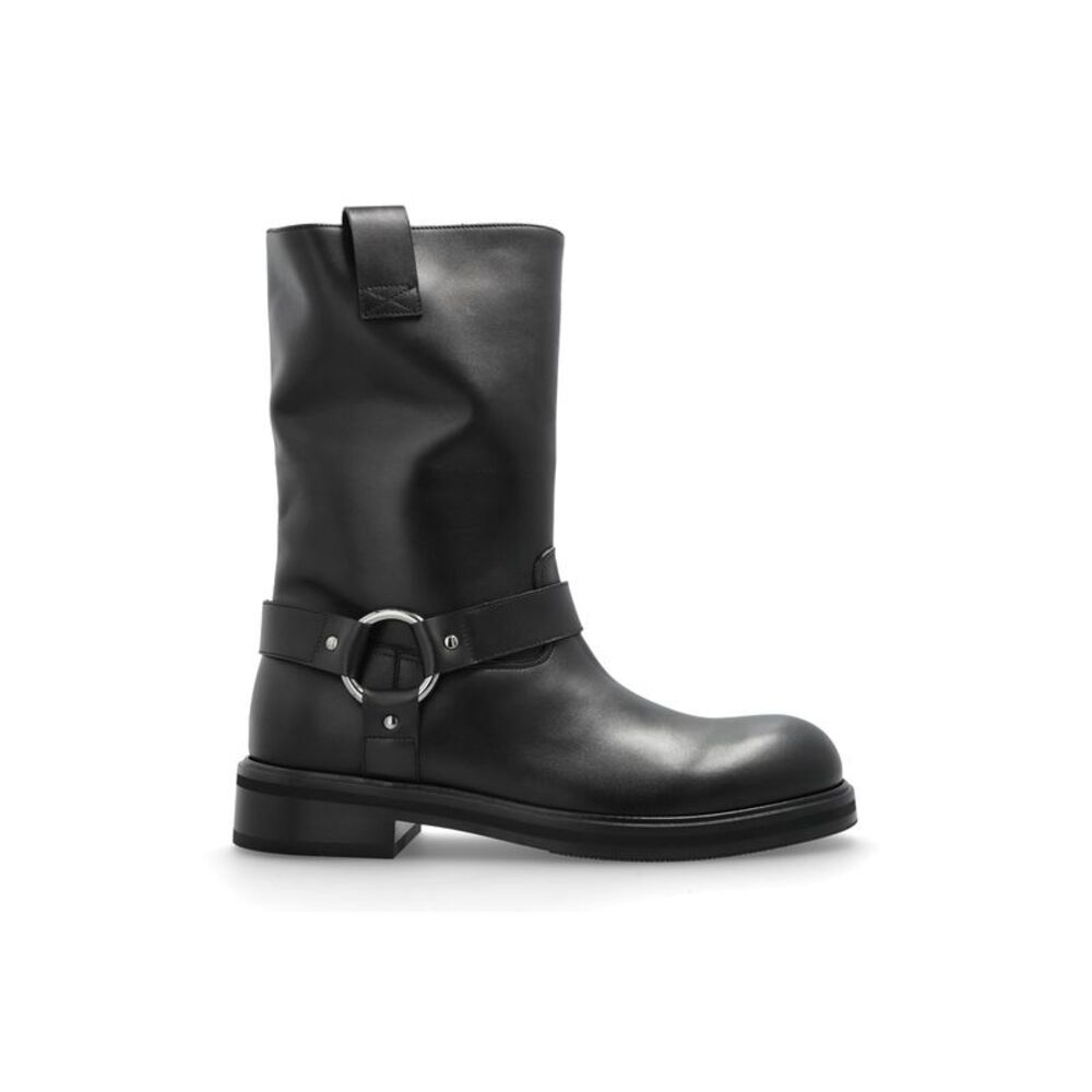 Leather ankle boots